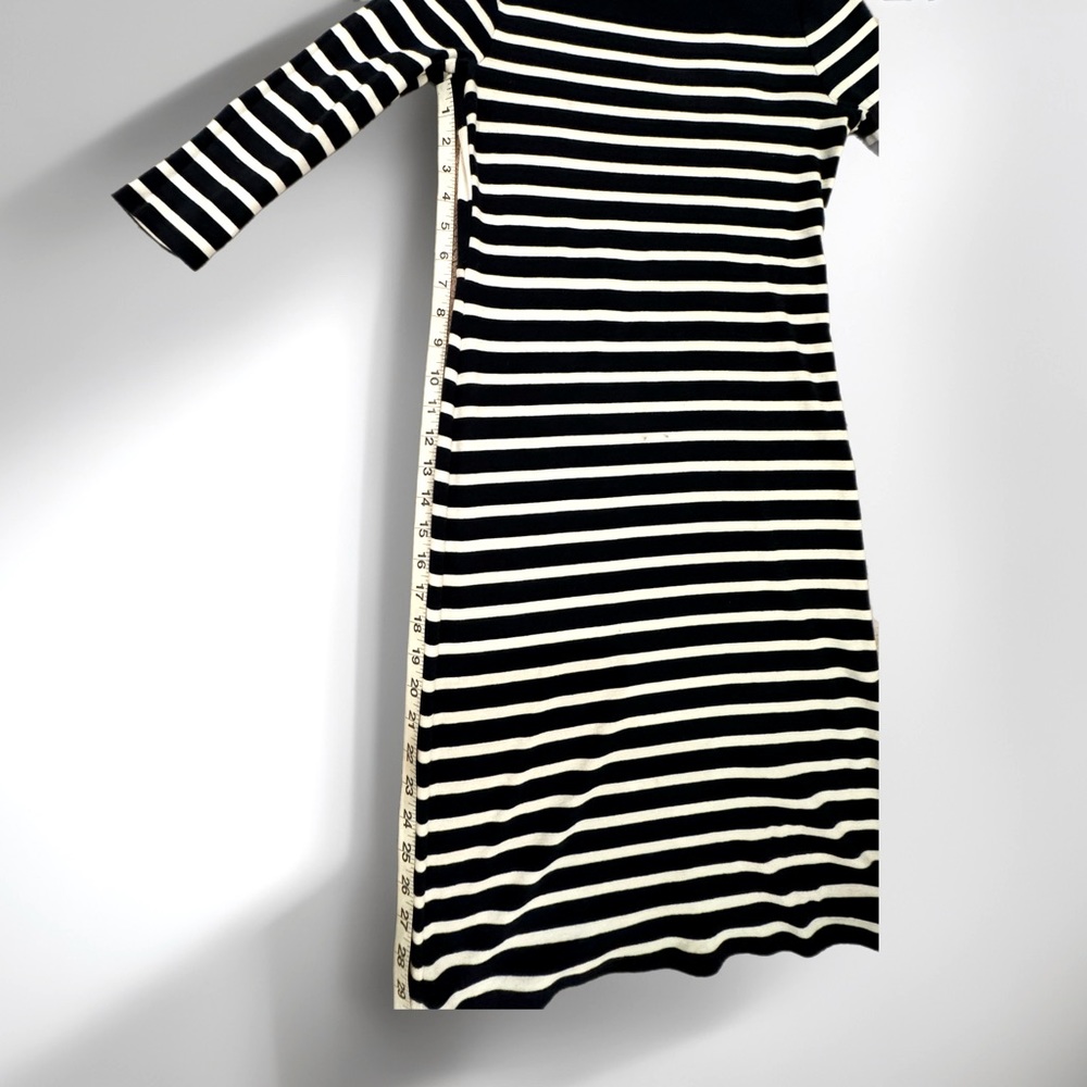 Lauren Ralph Lauren petite dress- navy blue & white stripes - size P medium - Picture 9 of 12